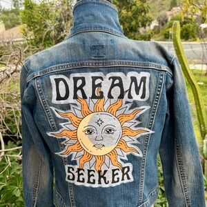 Women's Dream Seeker Enhanced Stretch Denim Jacket-GAP-XS
